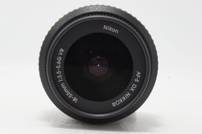良品 Nikon ニコン AF-S DX NIKKOR 18-55mm F3.5-5.6G VR APS-C ズームレンズ 260527d