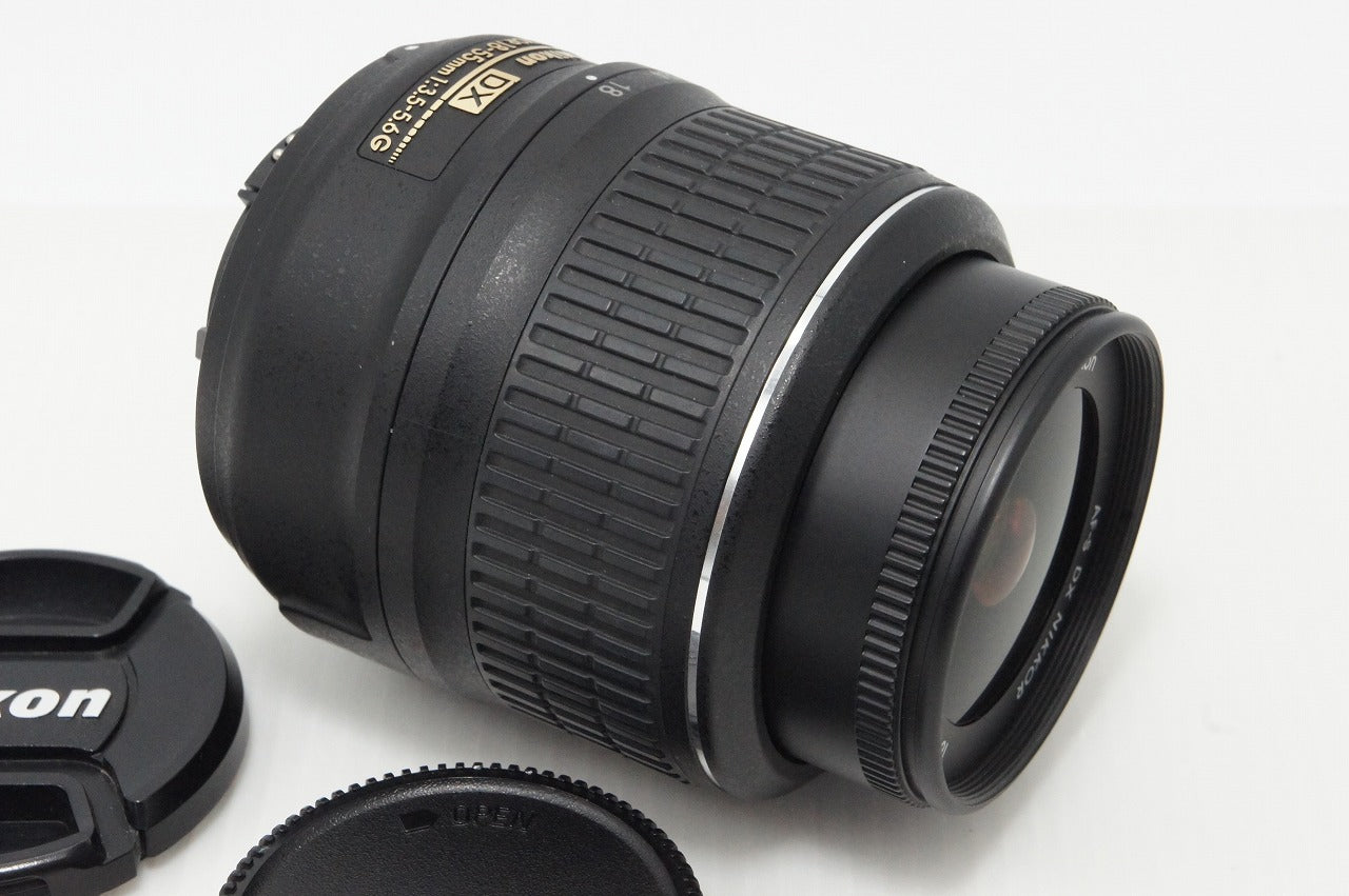 良品 Nikon ニコン AF-S DX NIKKOR 18-55mm F3.5-5.6G VR APS-C ズームレンズ 260527d