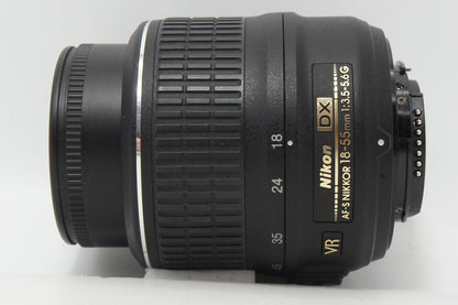 良品 Nikon ニコン AF-S DX NIKKOR 18-55mm F3.5-5.6G VR APS-C ズームレンズ 260527d