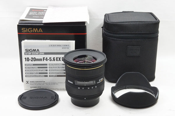 良品 SIGMA シグマ AF 10-20mm F4-5.6 EX DC HSM Nikon ニコン Fマウント APS-C 元箱付 240629i