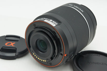 美品 SONY ソニー DT 55-200mm F4-5.6 SAM SAL55200-2 MINOLTA ミノルタ αマウント ズームレンズ フード付 260219r