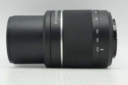 美品 SONY ソニー DT 55-200mm F4-5.6 SAM SAL55200-2 MINOLTA ミノルタ αマウント ズームレンズ フード付 260219r