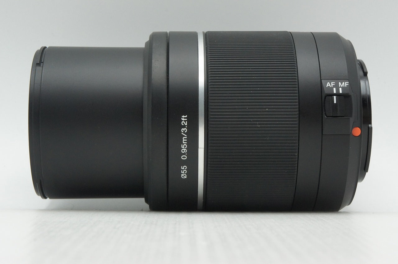 美品 SONY ソニー DT 55-200mm F4-5.6 SAM SAL55200-2 MINOLTA ミノルタ αマウント ズームレンズ フード付 260219r