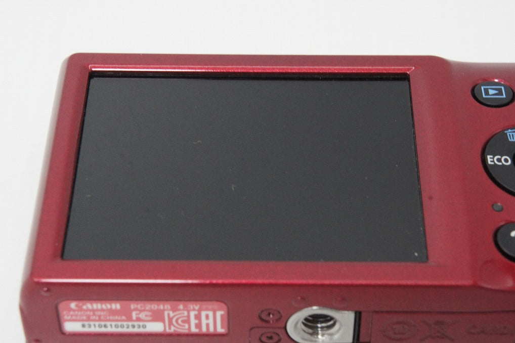 Excellent condition Canon IXY 120 Compact Digital Camera Red with original box 260319v