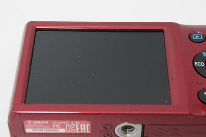 Excellent condition Canon IXY 120 Compact Digital Camera Red with original box 260319v