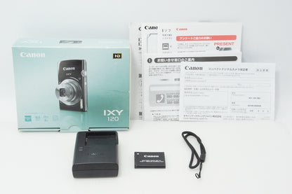 Excellent condition Canon IXY 120 Compact Digital Camera Red with original box 260319v