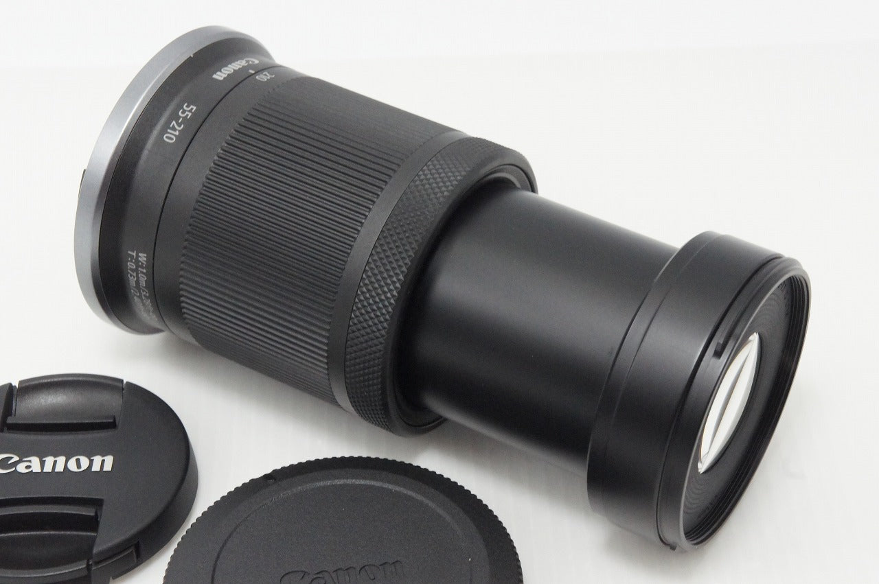 美品 Canon キヤノン RF-S 55-210mm F5-7.1 IS STM APS-C RFマウント ズームレンズ 260527f