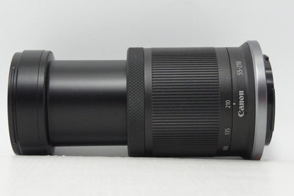 美品 Canon キヤノン RF-S 55-210mm F5-7.1 IS STM APS-C RFマウント ズームレンズ 260527f
