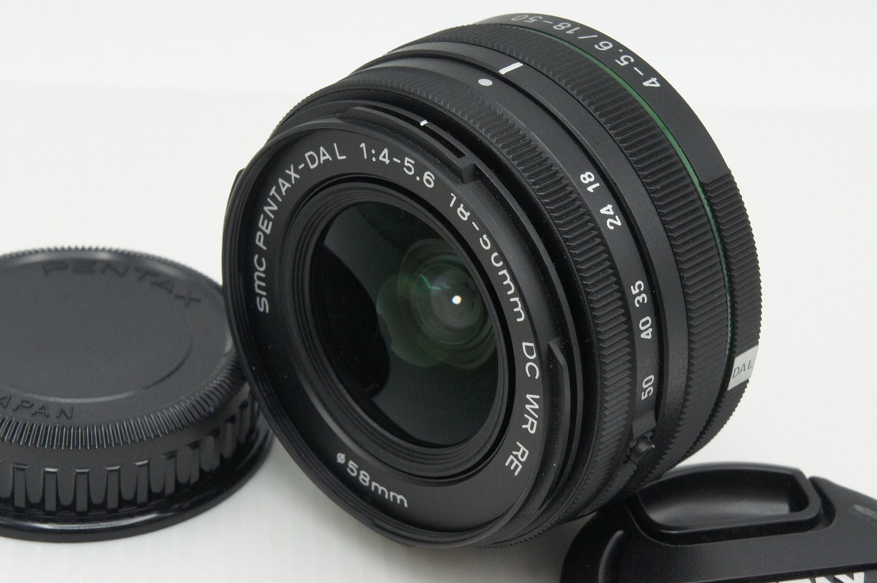 美品 ペンタックス smc PENTAX DA L 18-50mm F4-5.6 DC WR RE Kマウント APS-C ズームレンズ 260219o