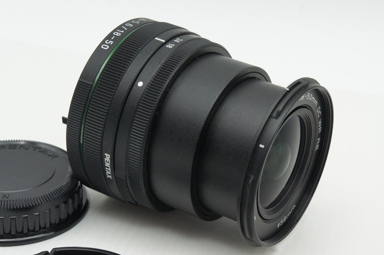 美品 ペンタックス smc PENTAX DA L 18-50mm F4-5.6 DC WR RE Kマウント APS-C ズームレンズ 260219o