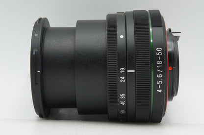 美品 ペンタックス smc PENTAX DA L 18-50mm F4-5.6 DC WR RE Kマウント APS-C ズームレンズ 260219o
