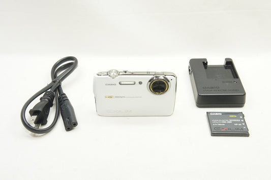 美品 CASIO カシオ HI-SPEED EXILIM EX-FS10 コンパクトデジタルカメラ ホワイト 250610i