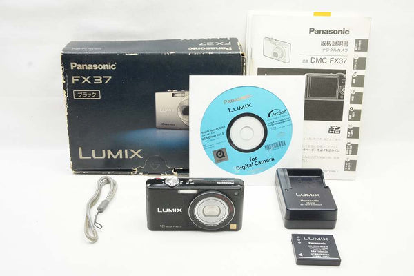 Panasonic パナソニック LUMIX DMC FX37 コンパクトデジタルカメラ ブラック 元箱付 241229q