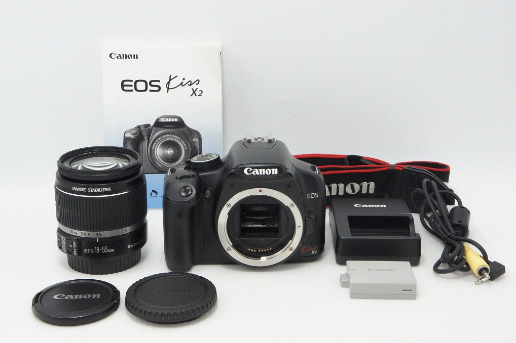 Canon EOS Kiss X2 Lens Kit (EF-S 18-55mm F3.5-5.6 IS) Digital SLR Camera 260526d