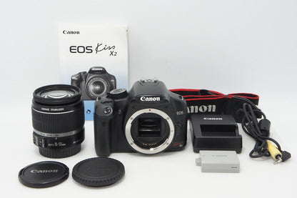 Canon EOS Kiss X2 Lens Kit (EF-S 18-55mm F3.5-5.6 IS) Digital SLR Camera 260526d