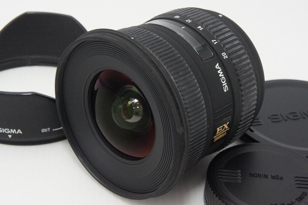 SIGMA シグマ AF 10-20mm F4-5.6 EX DC HSM Nikon ニコン Fマウント APS-C ズームレンズ フード付 260330d