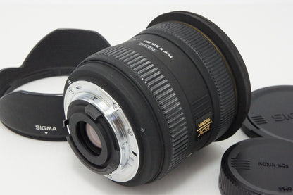 SIGMA シグマ AF 10-20mm F4-5.6 EX DC HSM Nikon ニコン Fマウント APS-C ズームレンズ フード付 260330d