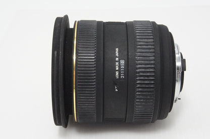 SIGMA シグマ AF 10-20mm F4-5.6 EX DC HSM Nikon ニコン Fマウント APS-C ズームレンズ フード付 260330d