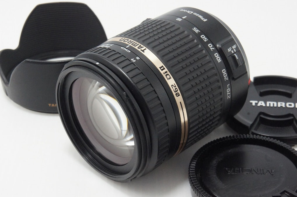 良品 TAMRON 18-270mm F3.5-6.3 Di II VC PZD B008 SONY MINOLTA αマウント APS-C ズームレンズ フード付 260528s