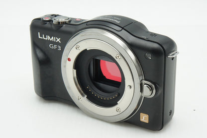 良品 Panasonic パナソニック LUMIX DMC-GF3 ボディ ミラーレス一眼カメラ ブラック 260219g