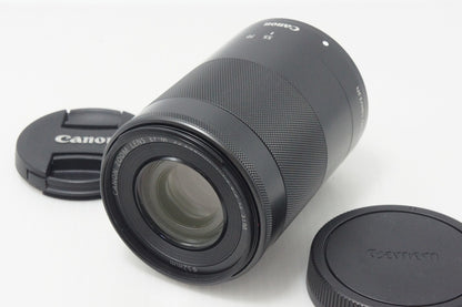 美品 Canon キヤノン EF-M 55-200mm F4.5-6.3 IS STM EF-Mマウント APS-C ズームレンズ ブラック 260909i