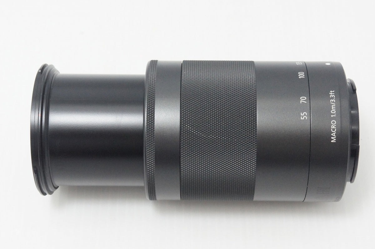 美品 Canon キヤノン EF-M 55-200mm F4.5-6.3 IS STM EF-Mマウント APS-C ズームレンズ ブラック 260909i