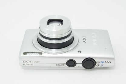 Excellent condition Canon IXY 100F Compact Digital Camera Silver 260327s