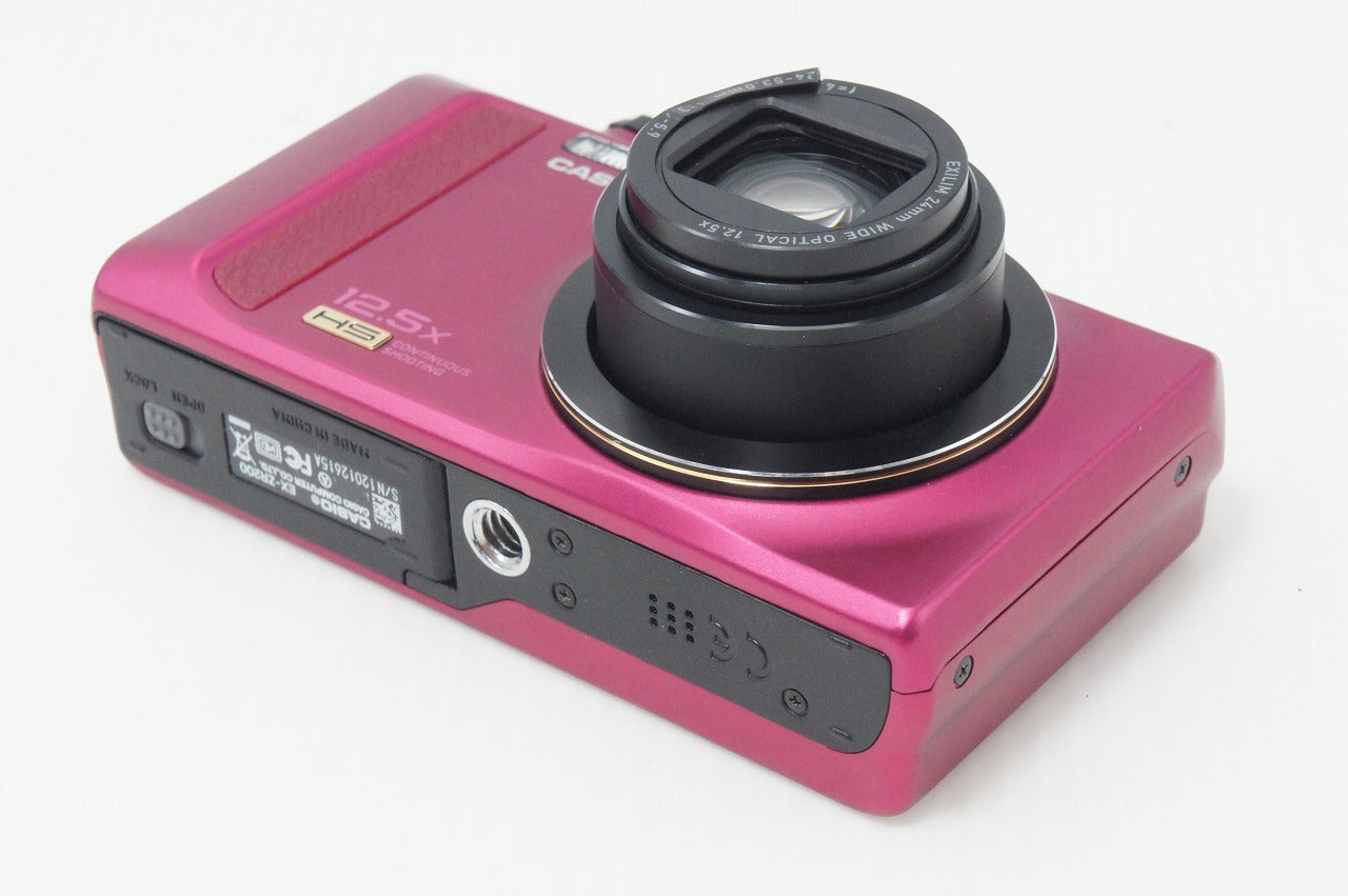 CASIO カシオ HIGH SPEED EXILIM EX-ZR200 コンパクトデジタルカメラ レッド 260909j