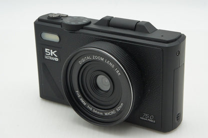 美品 5K ULTRA HD DIGITAL CAMERA コンパクトデジタルカメラ ブラック 元箱付 260219f