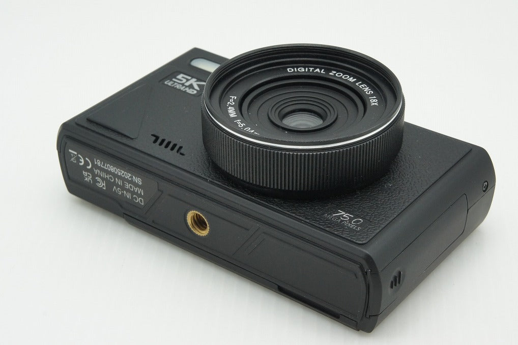 美品 5K ULTRA HD DIGITAL CAMERA コンパクトデジタルカメラ ブラック 元箱付 260219f