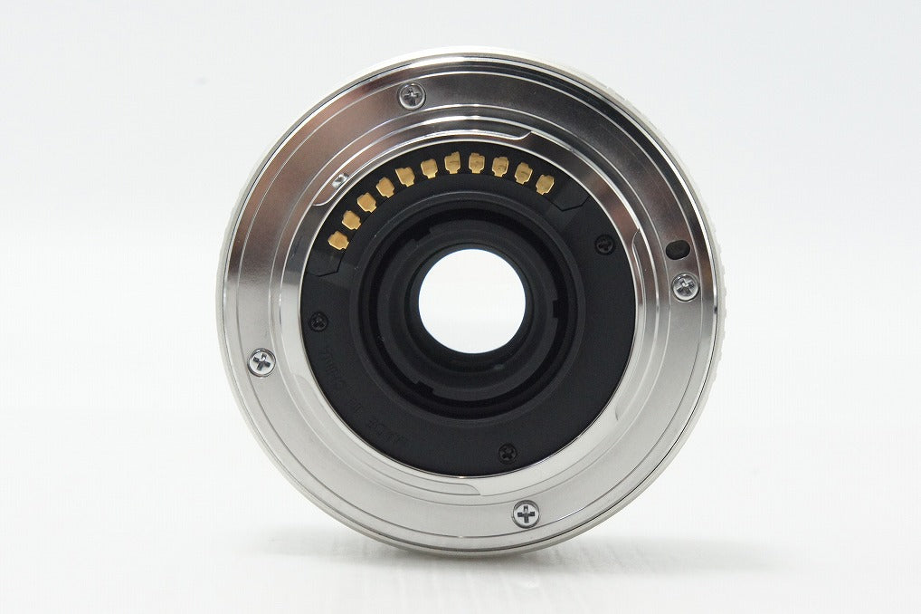 美品 OLYMPUS オリンパス M.ZUIKO DIGITAL 17mm F2.8 パンケーキレンズ マイクロフォーサーズ シルバー 260904h