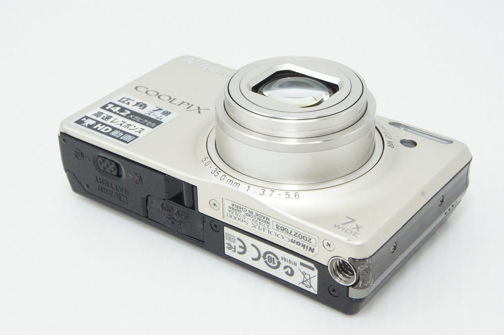 Nikon ニコン COOLPIX S6000 コンパクトデジタルカメラ シャンパンシルバー 元箱付 260319u