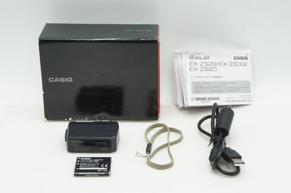 美品 CASIO カシオ EXILIM EX-ZS29 コンパクトデジタルカメラ シルバー 元箱付 260223i