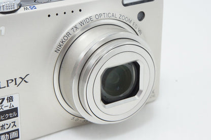 Nikon ニコン COOLPIX S6000 コンパクトデジタルカメラ シャンパンシルバー 元箱付 260319u