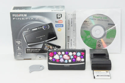FUJIFILM FinePix Z90 Compact Digital Camera Black with Original Box 260319w