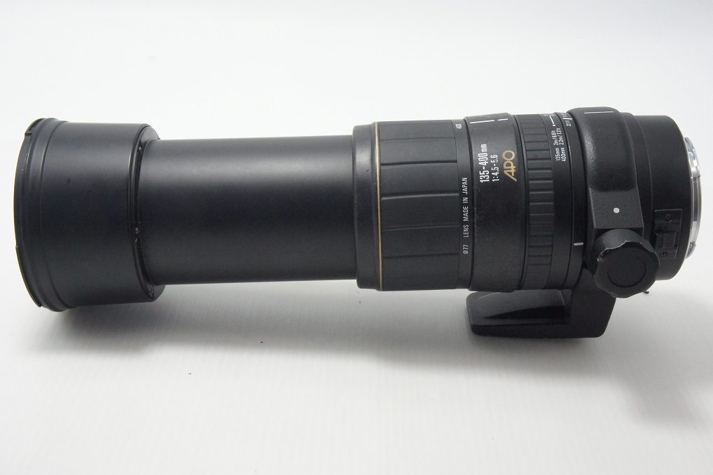 訳あり品 SIGMA シグマ AF APO 135-400mm F4.5-5.6 Canon キヤノン EFマウント ズームレンズ フィルムカメラ専用 260909p
