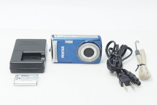 PENTAX ペンタックス Optio M60 コンパクトデジタルカメラ ブルー 260909a