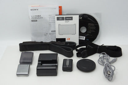 美品 SONY ソニー NEX-5 ボディ ミラーレス一眼カメラ ブラック 260527bc