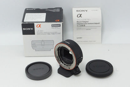 Excellent condition SONY Mount Adapter LA-EA1 with original box 260527bh