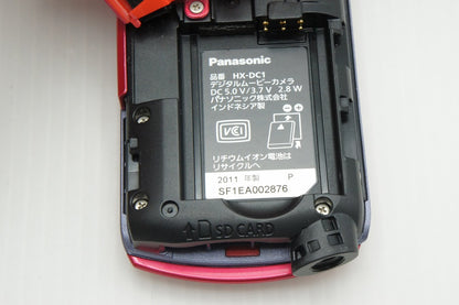 Excellent Condition Panasonic HX-DC1 Digital Video Camera Sweet Pink 260218e