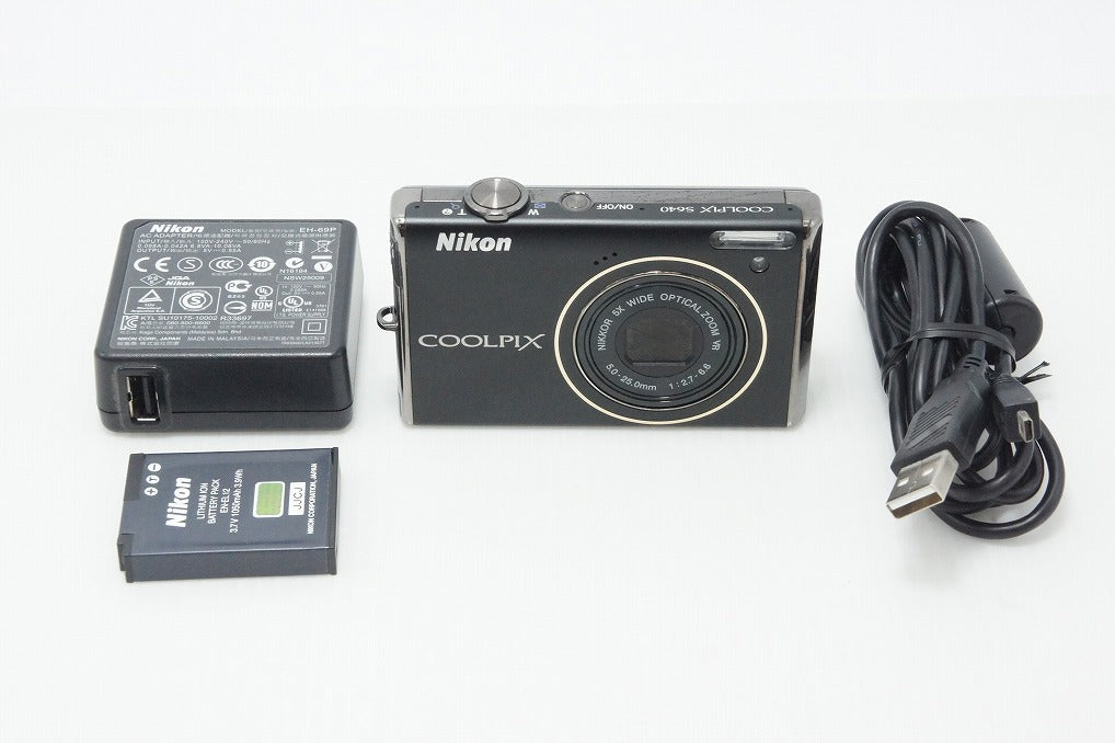良品 Nikon ニコン COOLPIX S640 コンパクトデジタルカメラ ディープブラック 260527bl