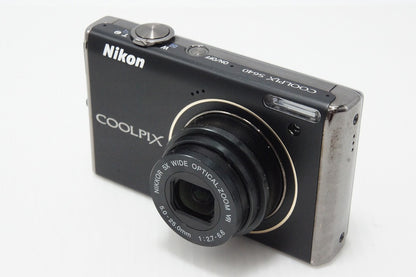 良品 Nikon ニコン COOLPIX S640 コンパクトデジタルカメラ ディープブラック 260527bl