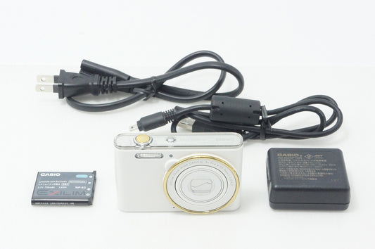 良品 CASIO カシオ EXILIM EX-JE10 コンパクトデジタルカメラ ホワイト 260909n