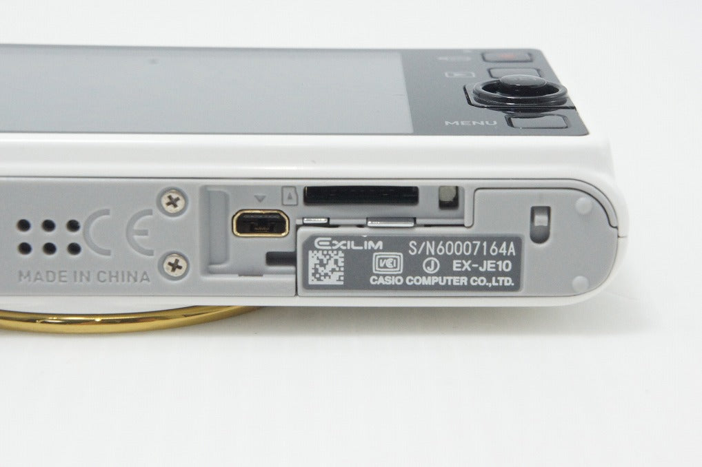 良品 CASIO カシオ EXILIM EX-JE10 コンパクトデジタルカメラ ホワイト 260909n