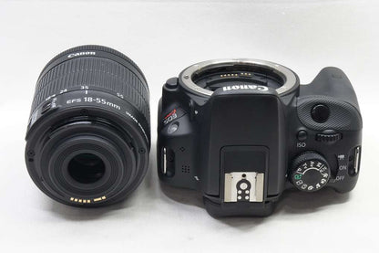 美品 Canon キヤノン EOS Kiss X7 + EF-S 18-55 IS STM レンズキット デジタル一眼レフカメラ 250613a