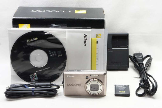 良品 Nikon ニコン COOLPIX S600 コンパクトデジタルカメラ ピンクゴールド 元箱付 250613i