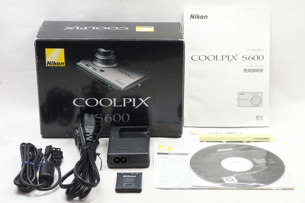 良品 Nikon ニコン COOLPIX S600 コンパクトデジタルカメラ ピンクゴールド 元箱付 250613i