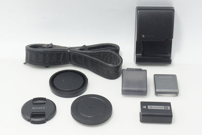 良品 SONY ソニー NEX-5 ズームレンズキット（ E 18-55mm OSS）ミラーレス一眼カメラ シルバー 260909k