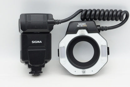SIGMA シグマ ELECTRONIC FLASH MACRO EM-140 DG EO-ETTL II Canon用 251216j