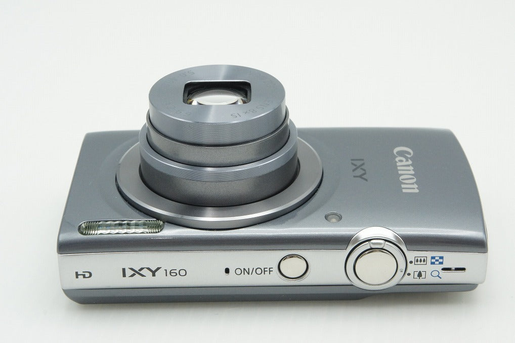 美品 Canon キヤノン IXY 160 コンパクトデジタルカメラ シルバー 元箱付 260221t